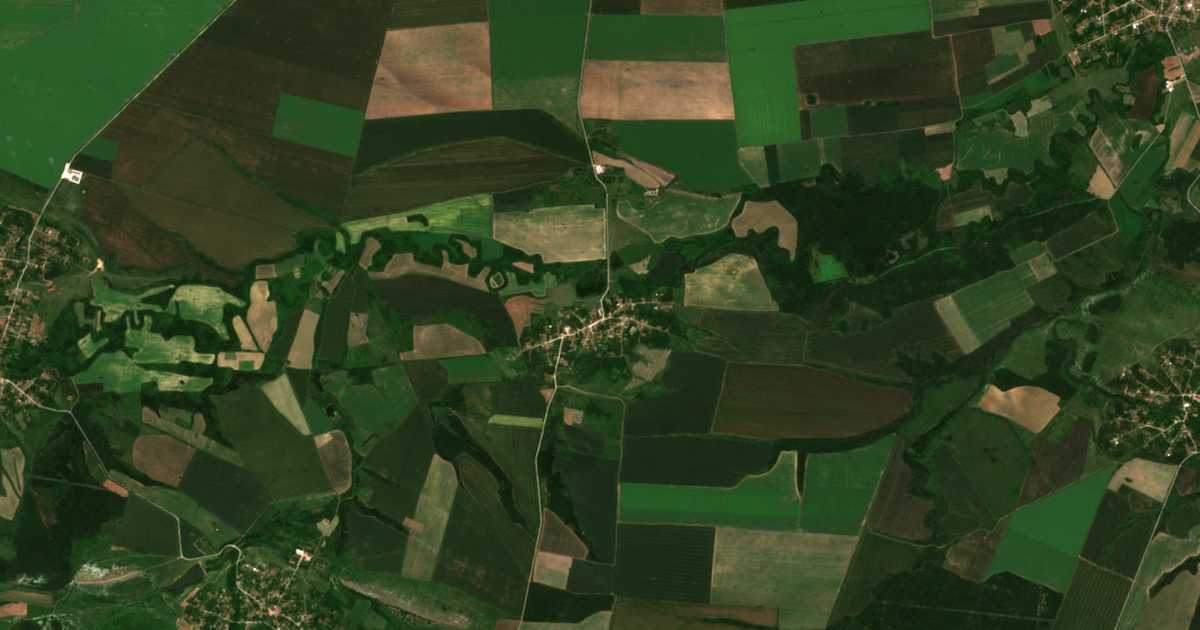 Mapa por satélite de Komarevo