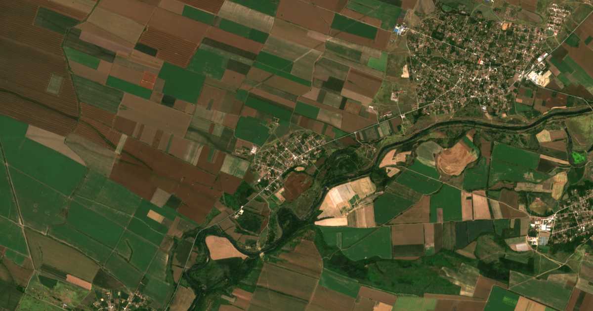 Mapa por satélite de Kriva Bara