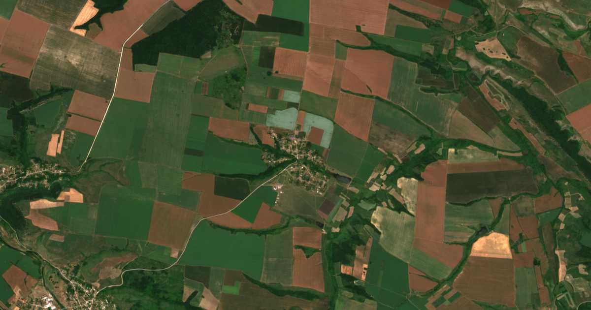 Mapa por satélite de Baurene