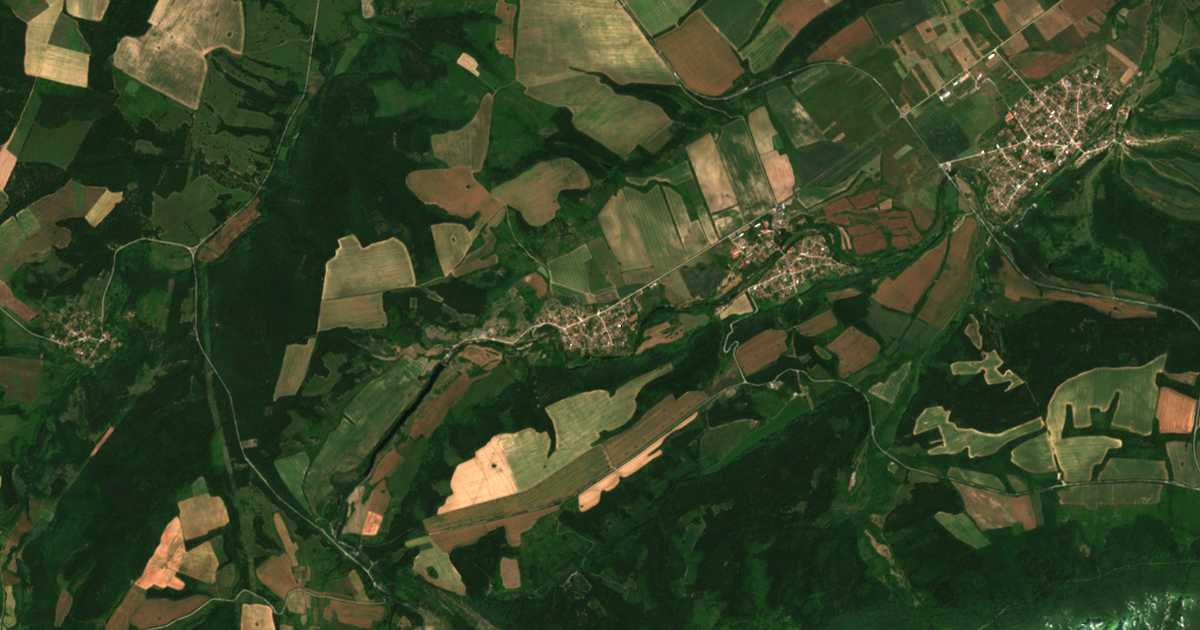 Mapa por satélite de Botunja