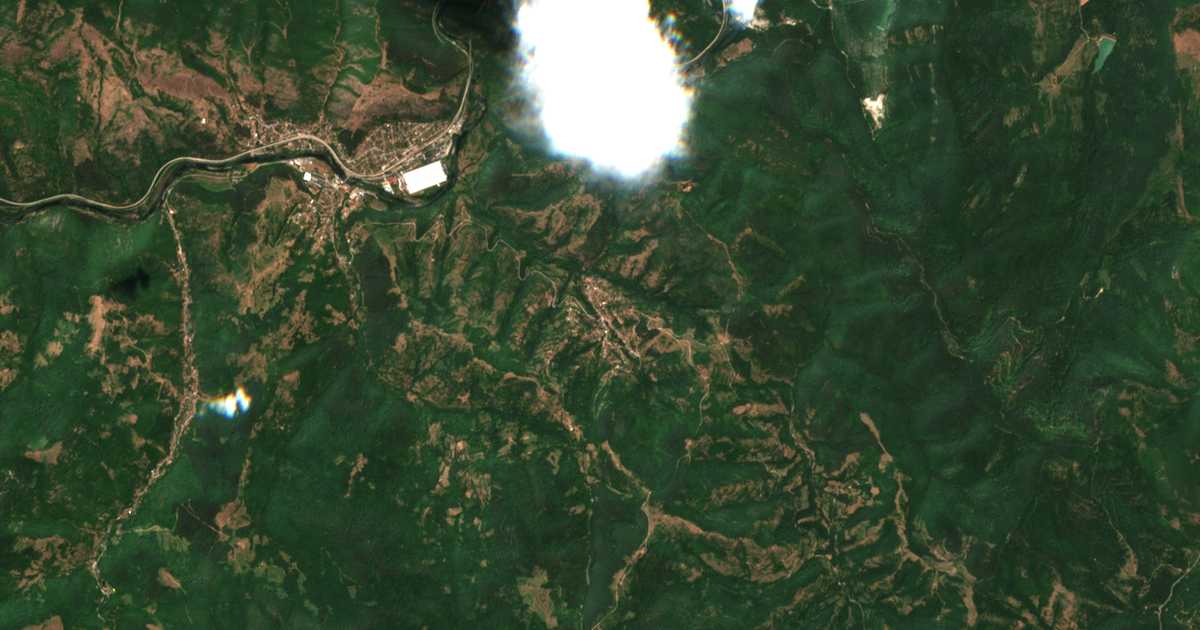 Mapa por satélite de Ignatica
