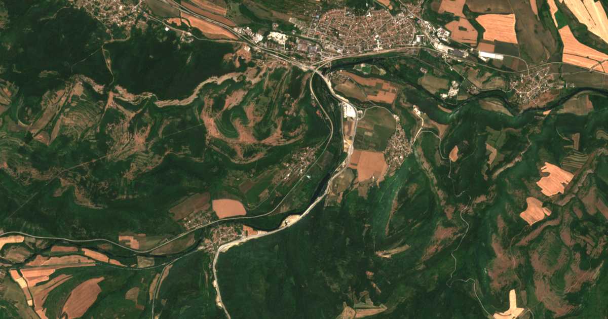 Mapa por satélite de Kreta