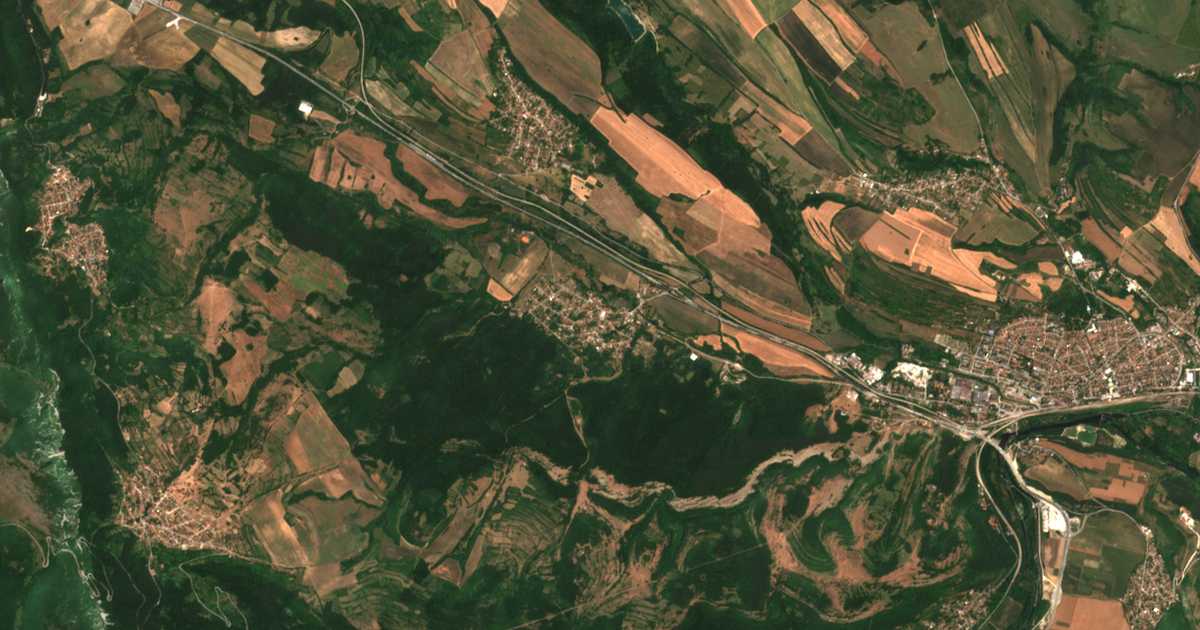 Mapa por satélite de Moravica