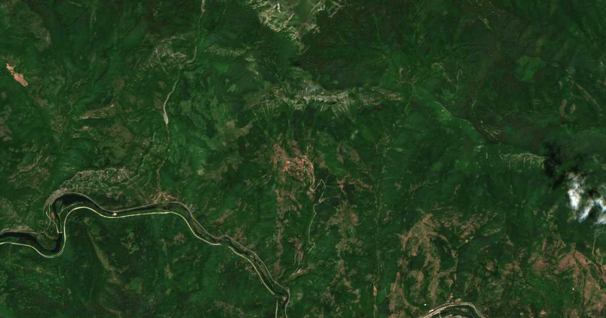 Mapa por satélite de Očindol