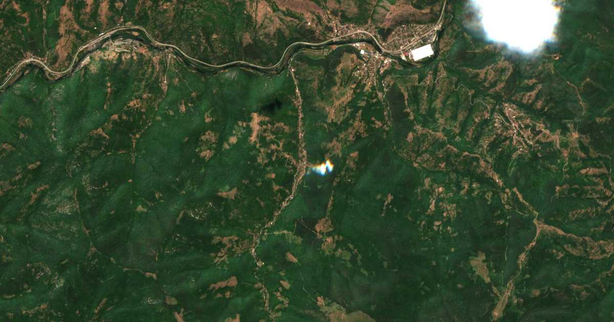 Mapa por satélite de Oselna