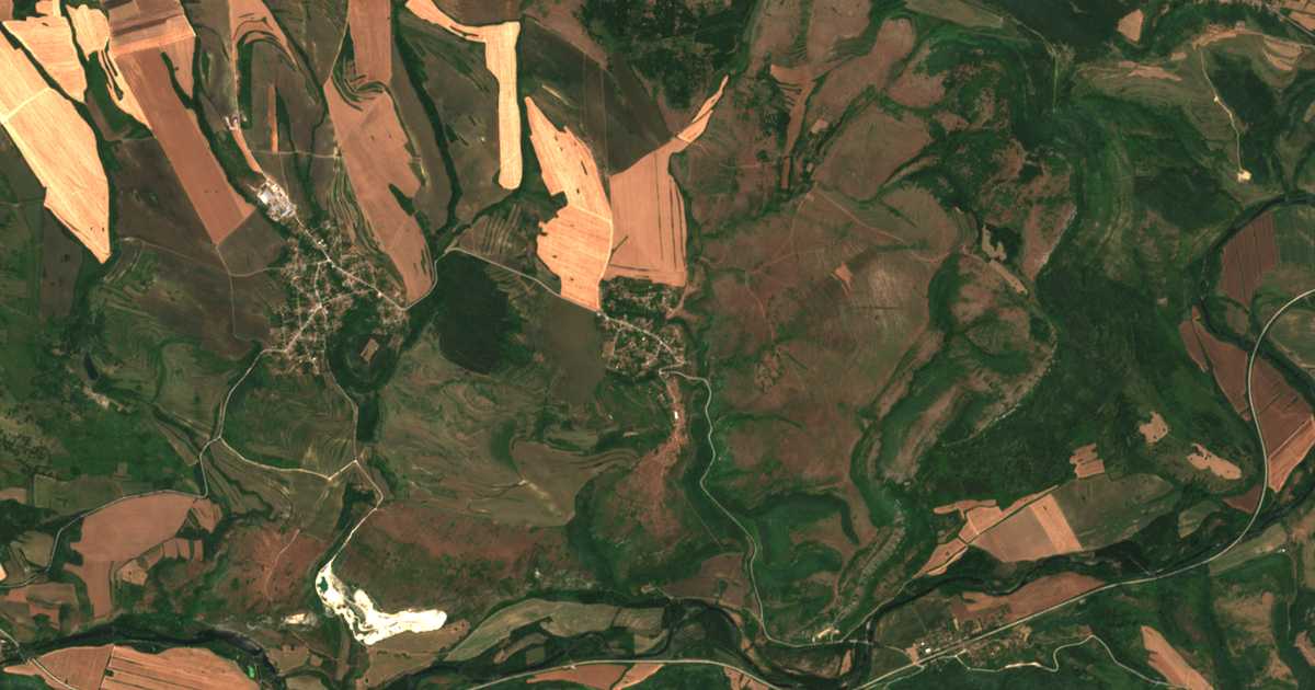 Mapa por satélite de Staro Selo