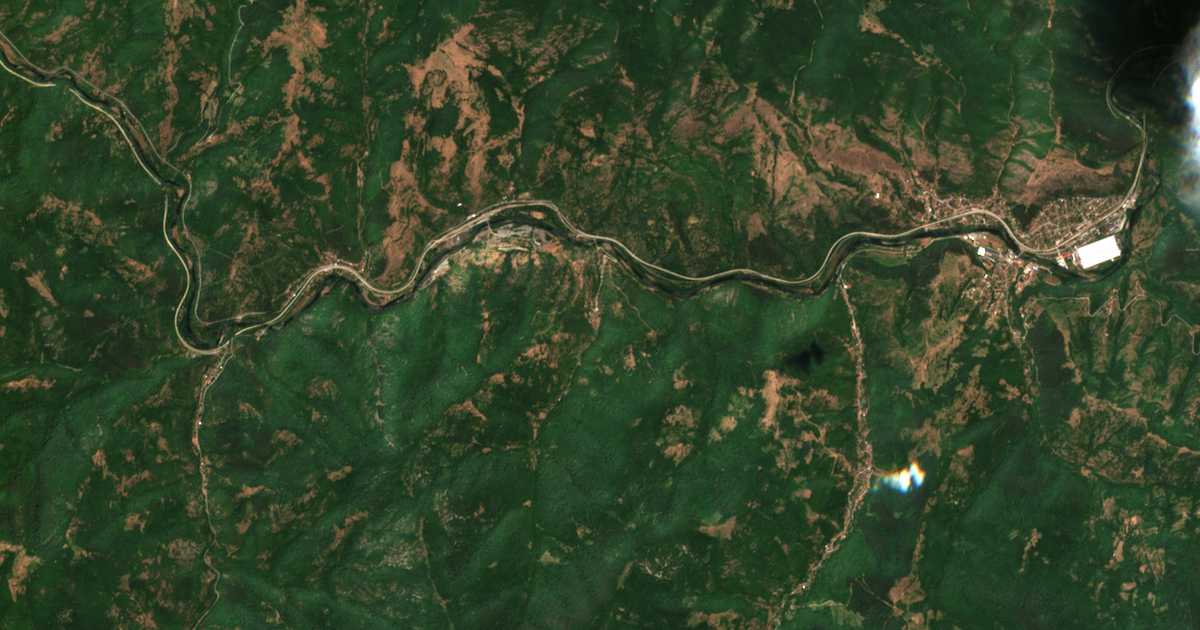 Mapa por satélite de Zlidol