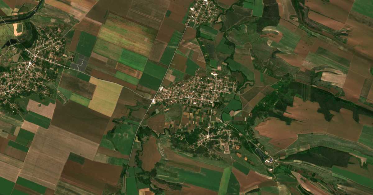 Mapa por satélite de Krušovica