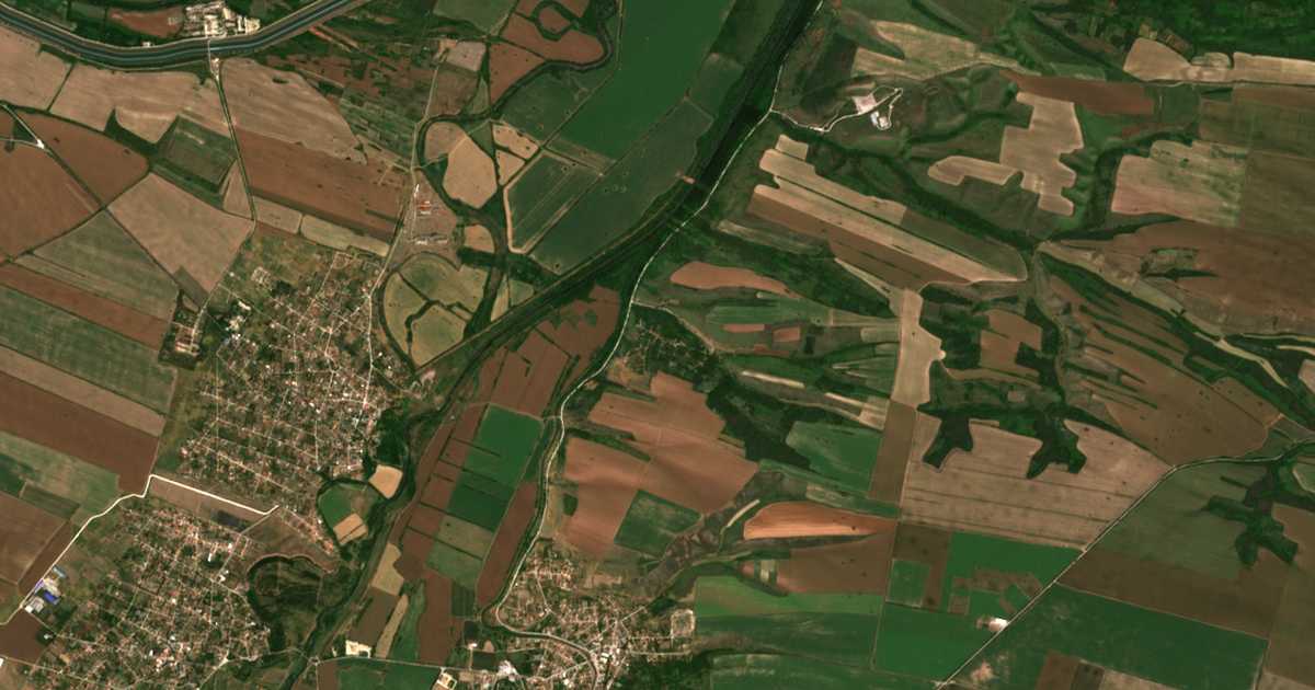 Mapa por satélite de Saraevo