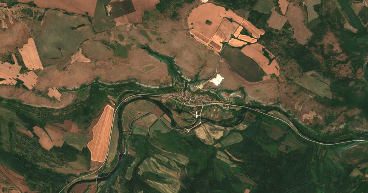 Mapa por satélite de Kunino