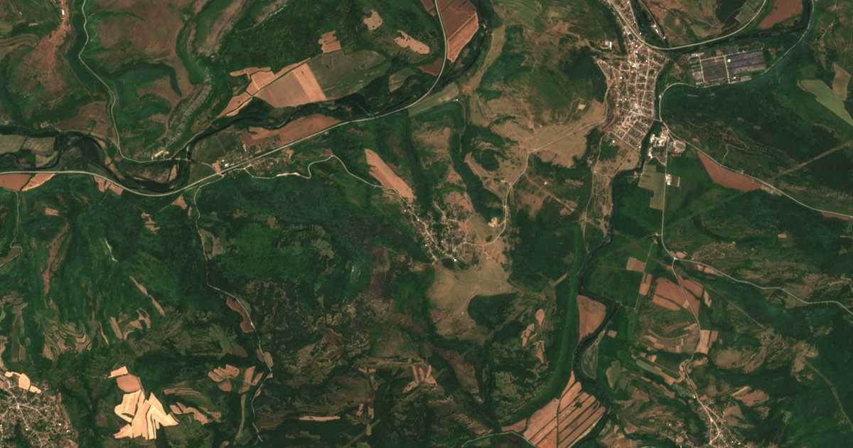 Mapa por satélite de Strupec