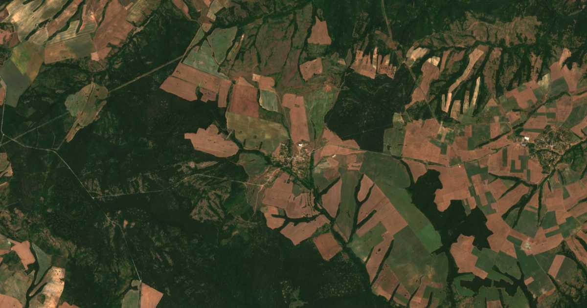 Mapa por satélite de Dennica