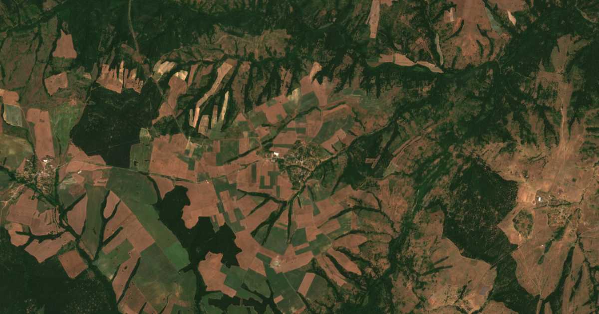 Mapa por satélite de Oman