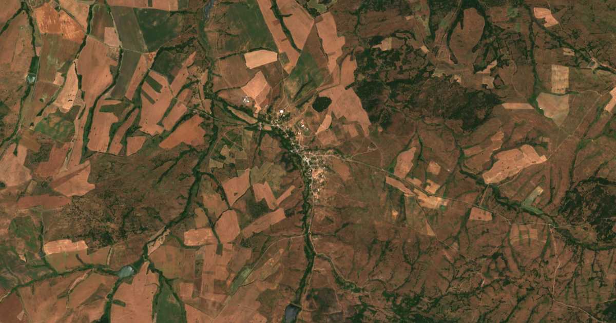 Mapa por satélite de Voden
