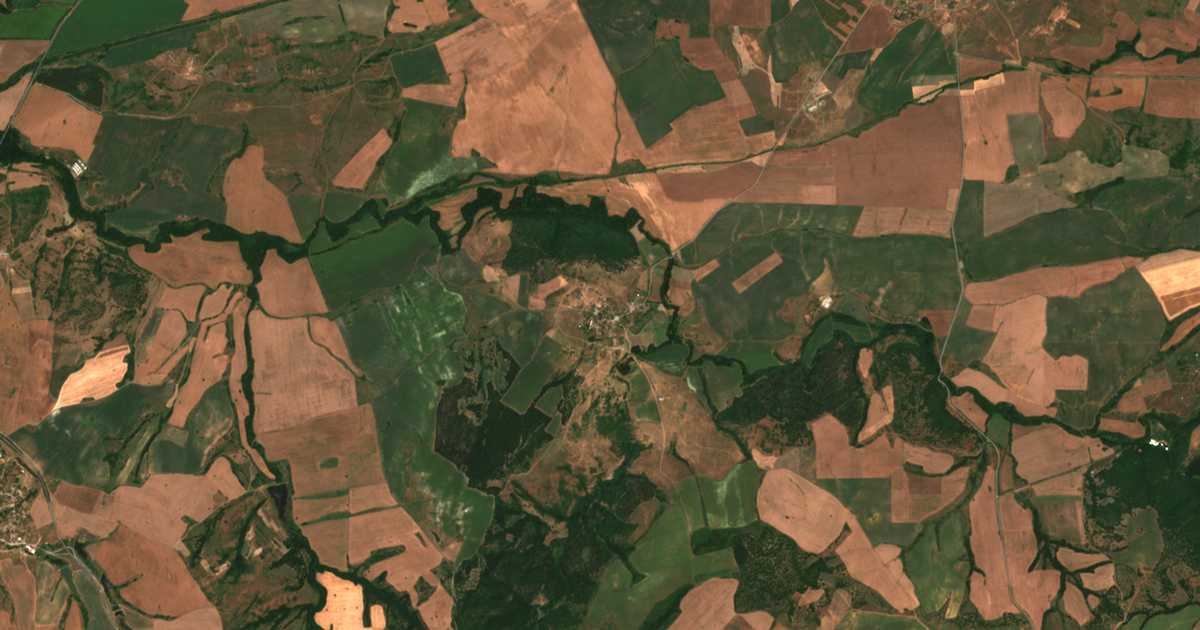 Mapa por satélite de Černozem