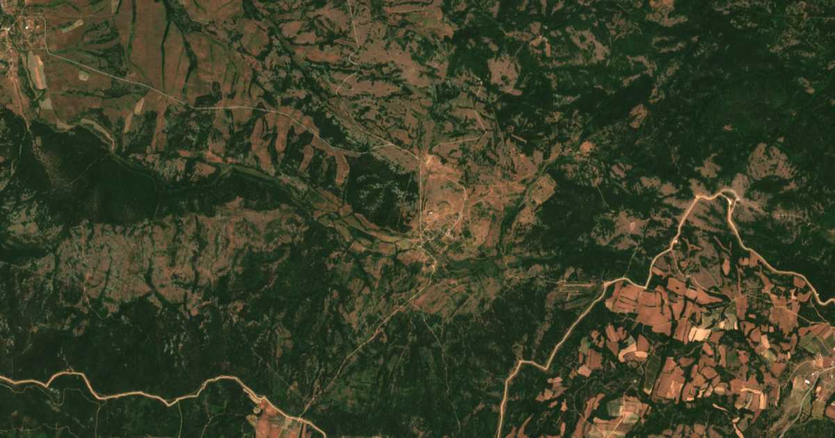 Mapa por satélite de Goljam Dervent