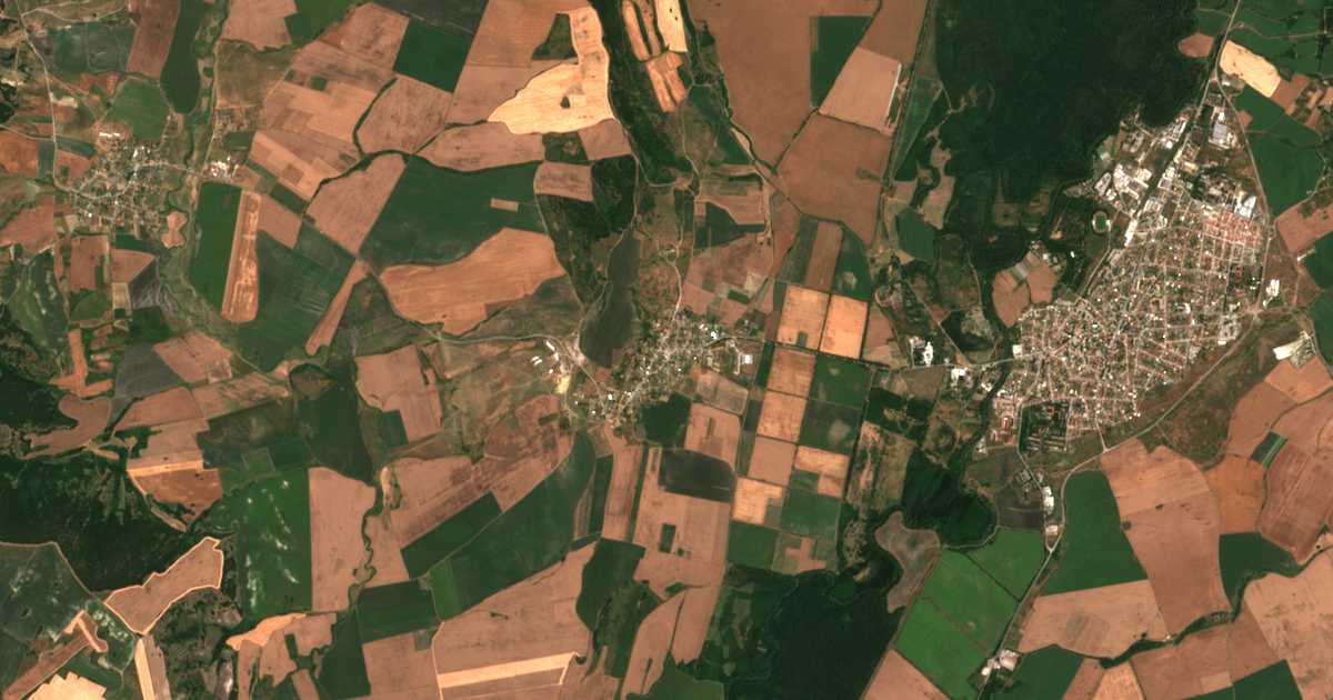 Mapa por satélite de Izgrev