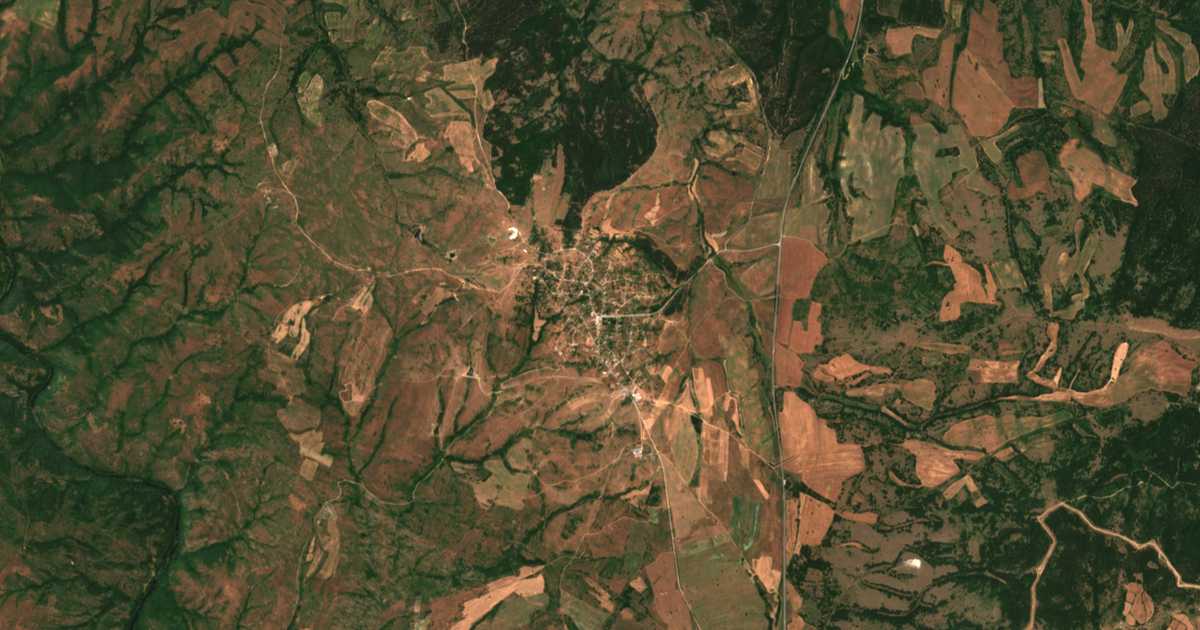 Mapa por satélite de Lesovo