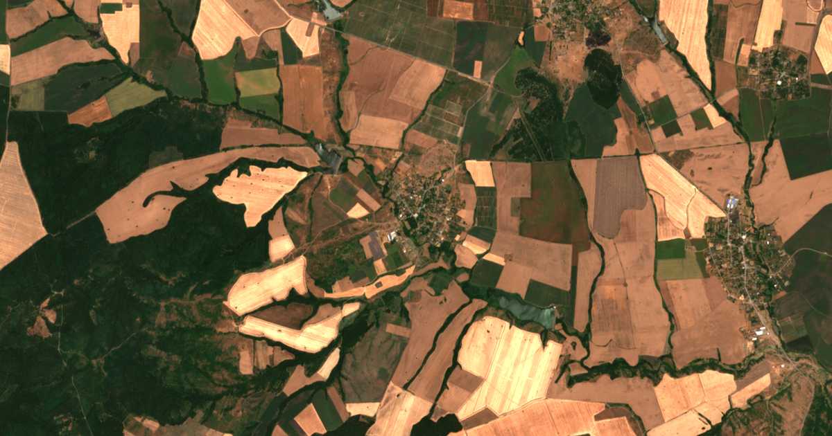 Mapa por satélite de Ljulin