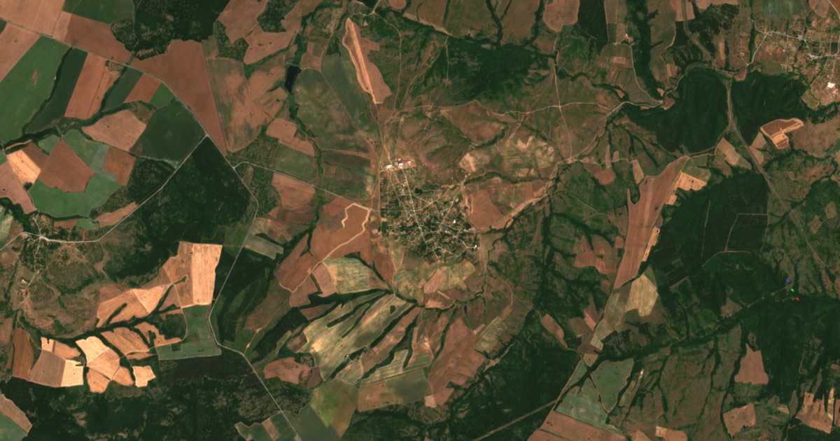 Mapa por satélite de Poljana