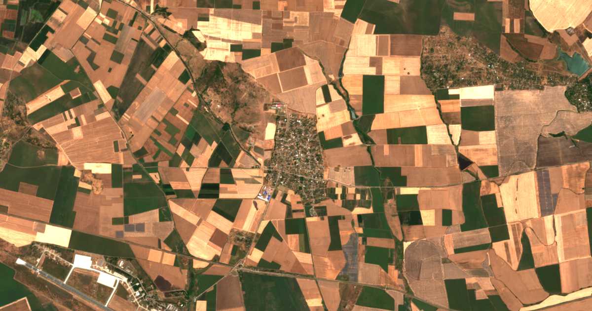 Mapa por satélite de Bezmer