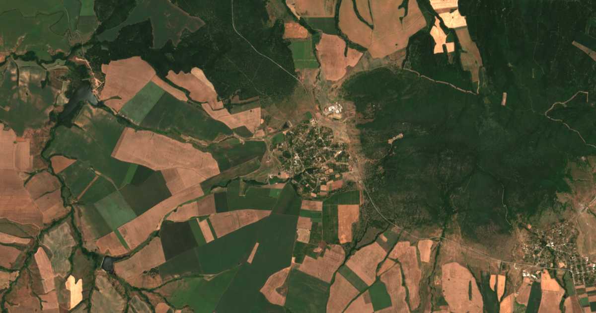 Mapa por satélite de General Toševo