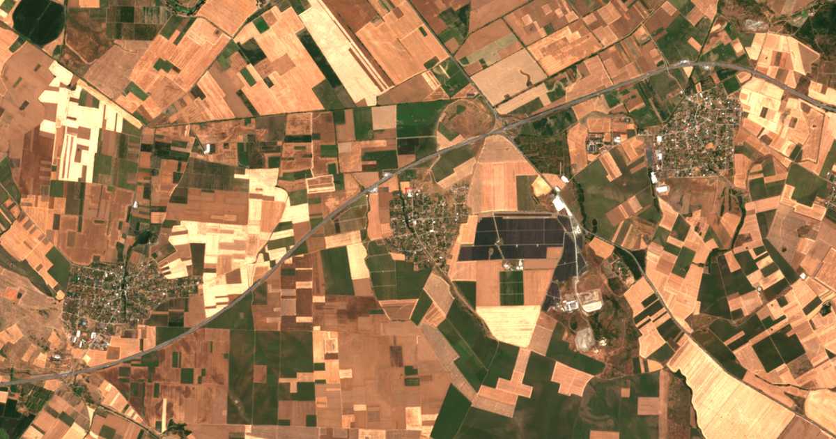 Mapa por satélite de Hadžidimitrovo