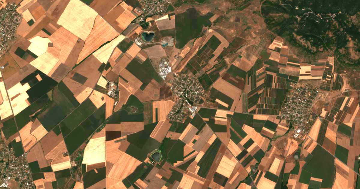 Mapa por satélite de Kalčevo