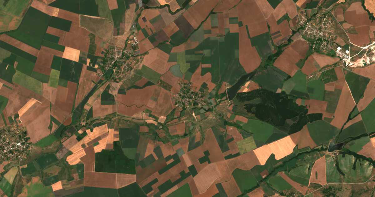 Mapa por satélite de Robovo