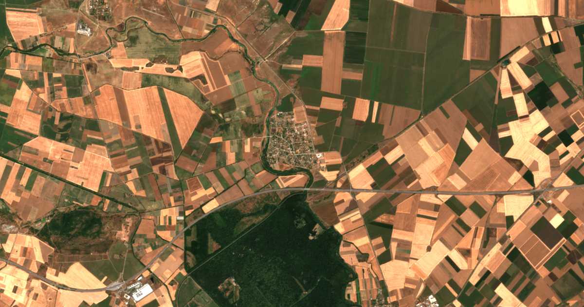 Mapa por satélite de Zavoy