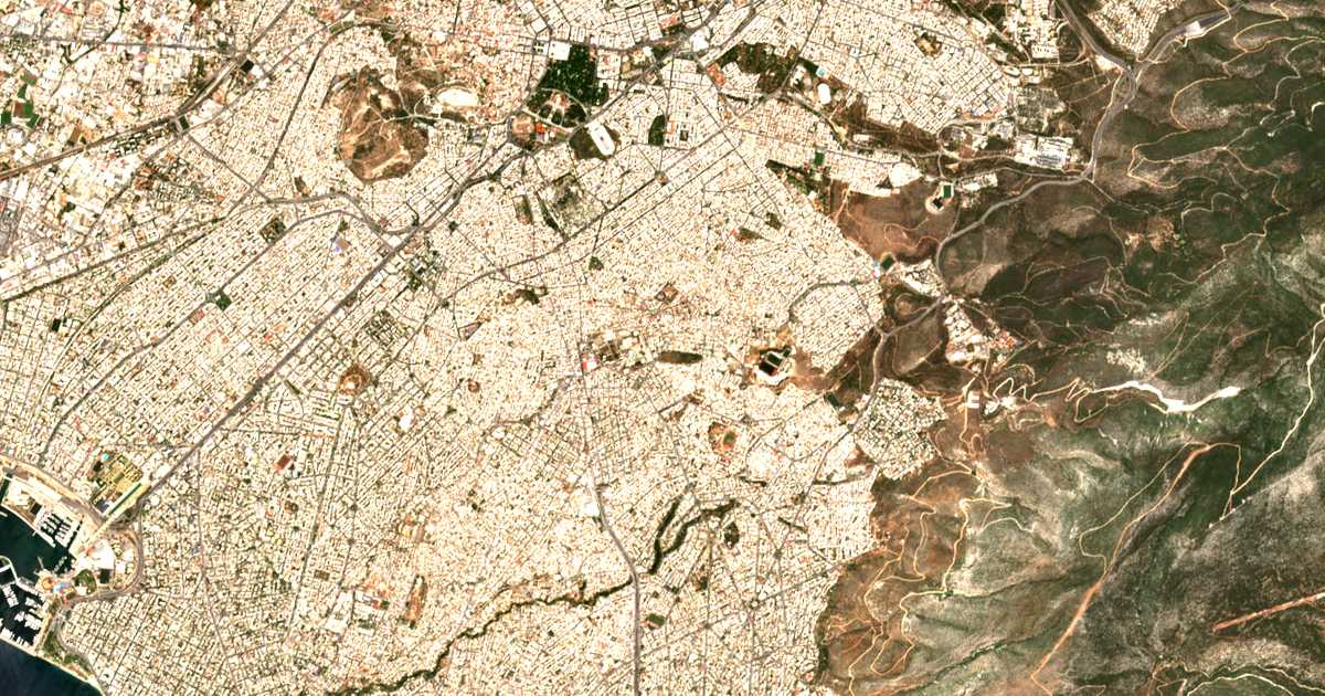 Mapa por satélite de Ymittós