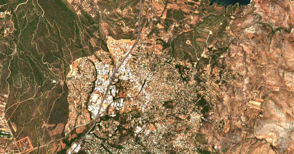 Mapa por satélite de Ágios Stéfanos