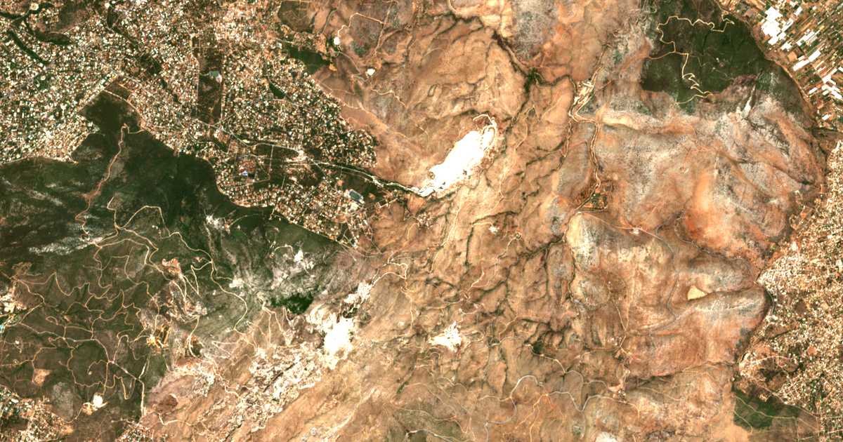 Mapa por satélite de Rapentósa