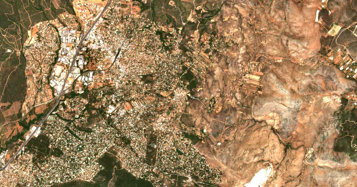 Mapa por satélite de Stamáta