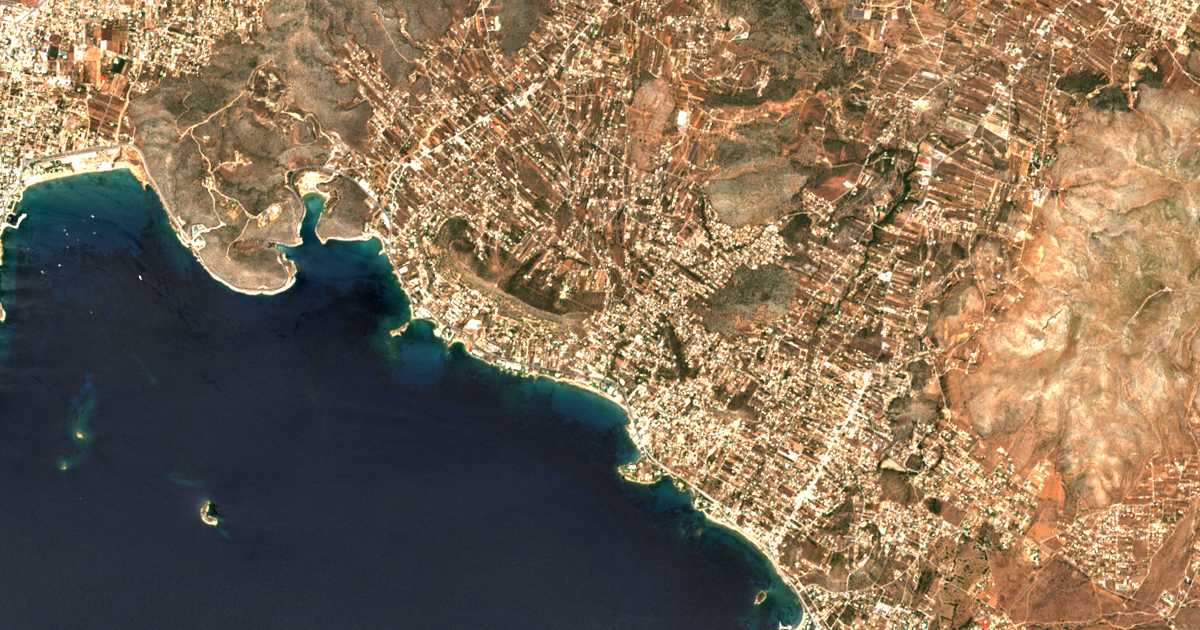 Mapa por satélite de Ágios Dimítrios
