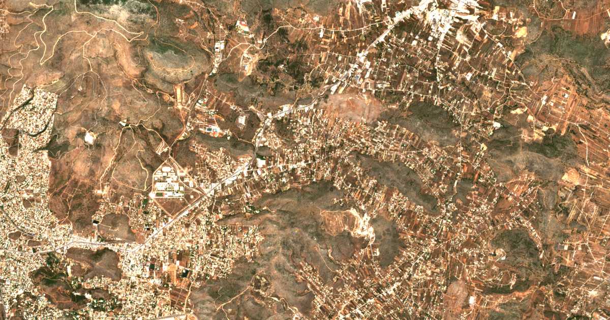 Mapa por satélite de Kítsi