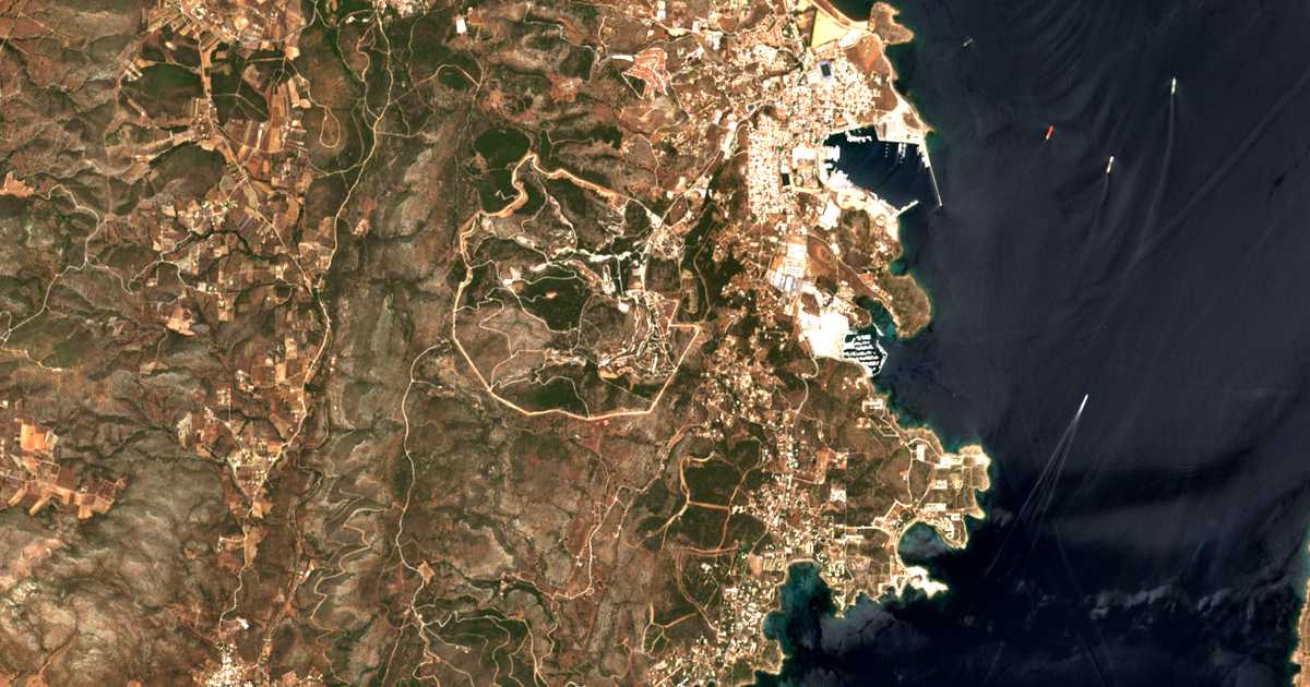 Mapa por satélite de Ágios Gerásimos