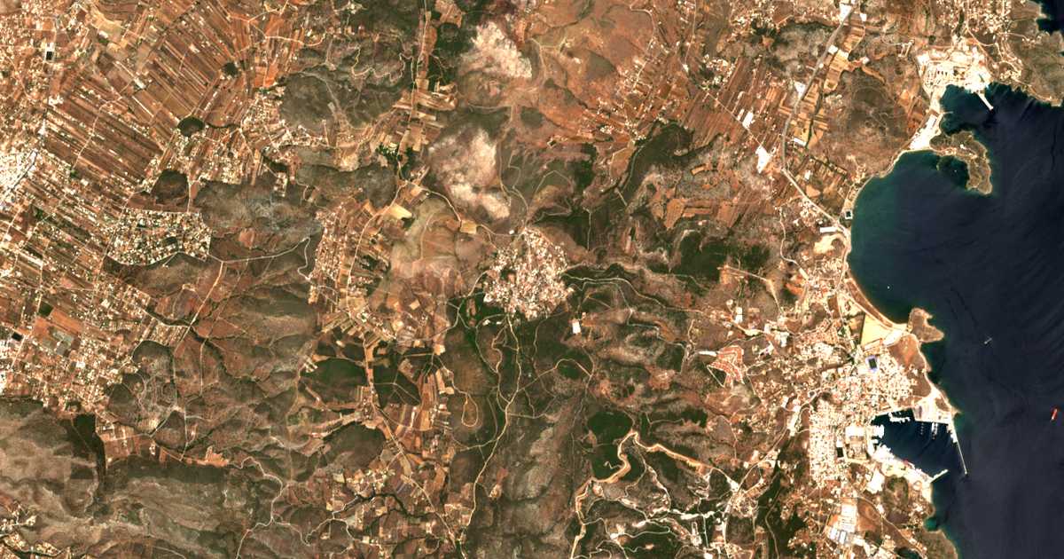 Mapa por satélite de Ágios Konstantínos