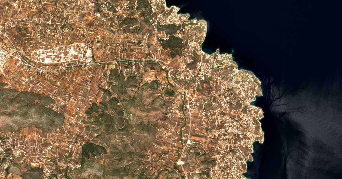 Mapa por satélite de Dipséliza