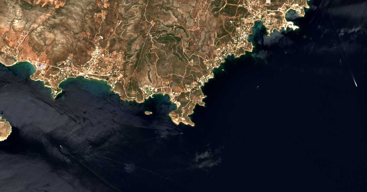Mapa por satélite de Káto Soúnion