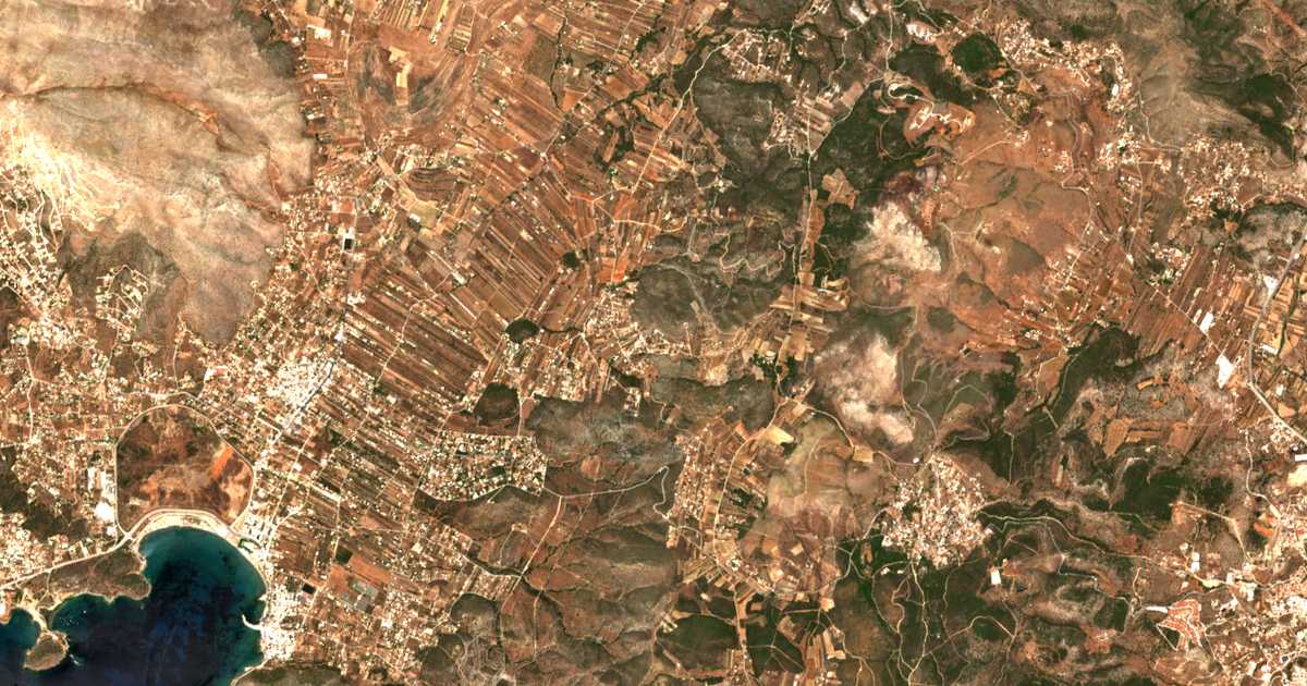 Mapa por satélite de Maliastéka