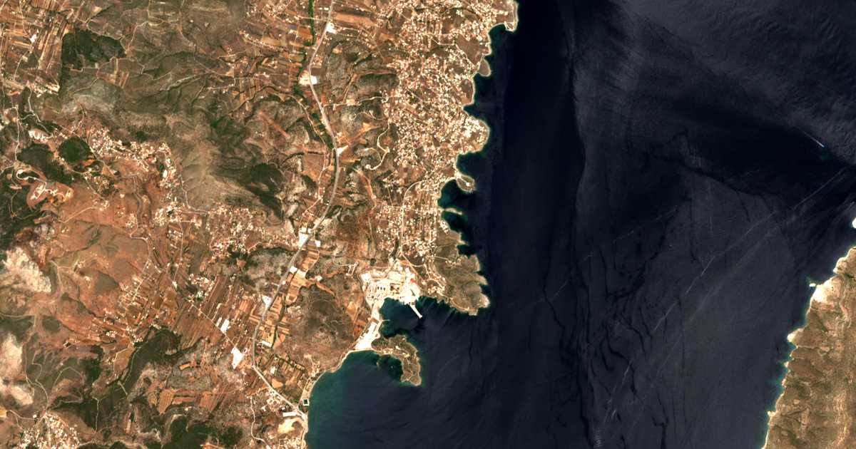 Mapa por satélite de Panórama Mikrolímanou