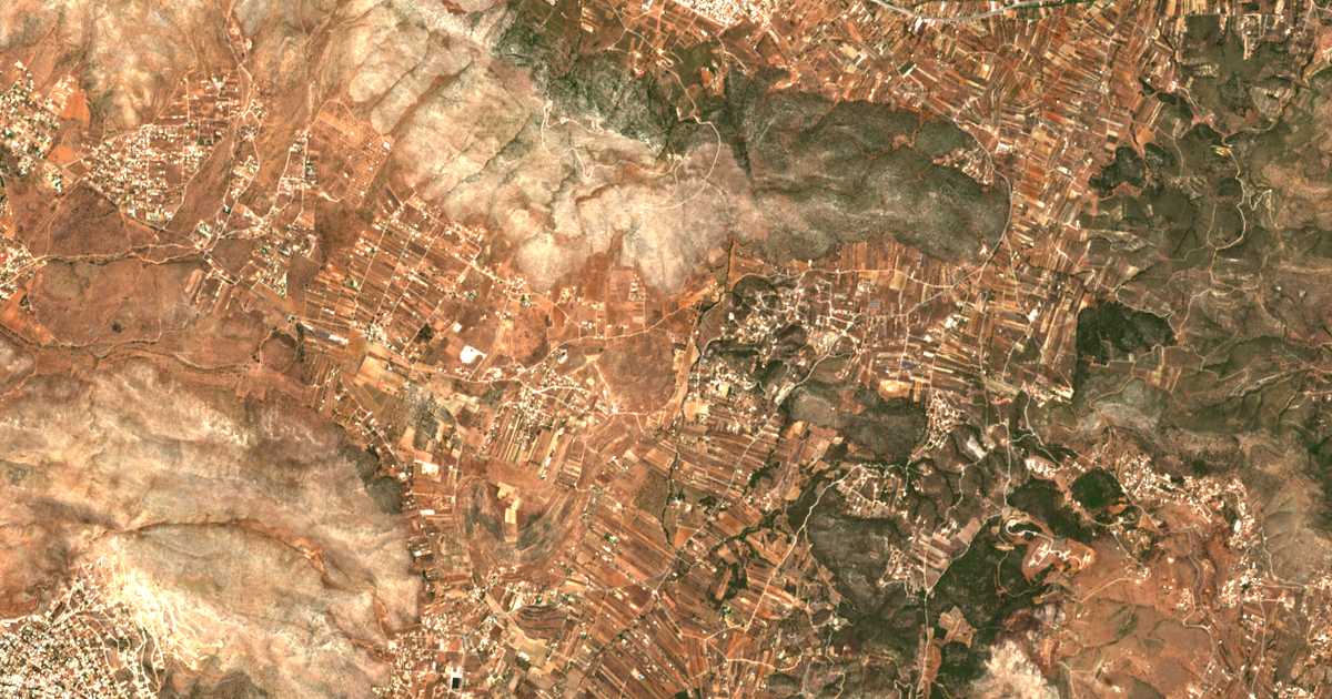 Mapa por satélite de Sákka