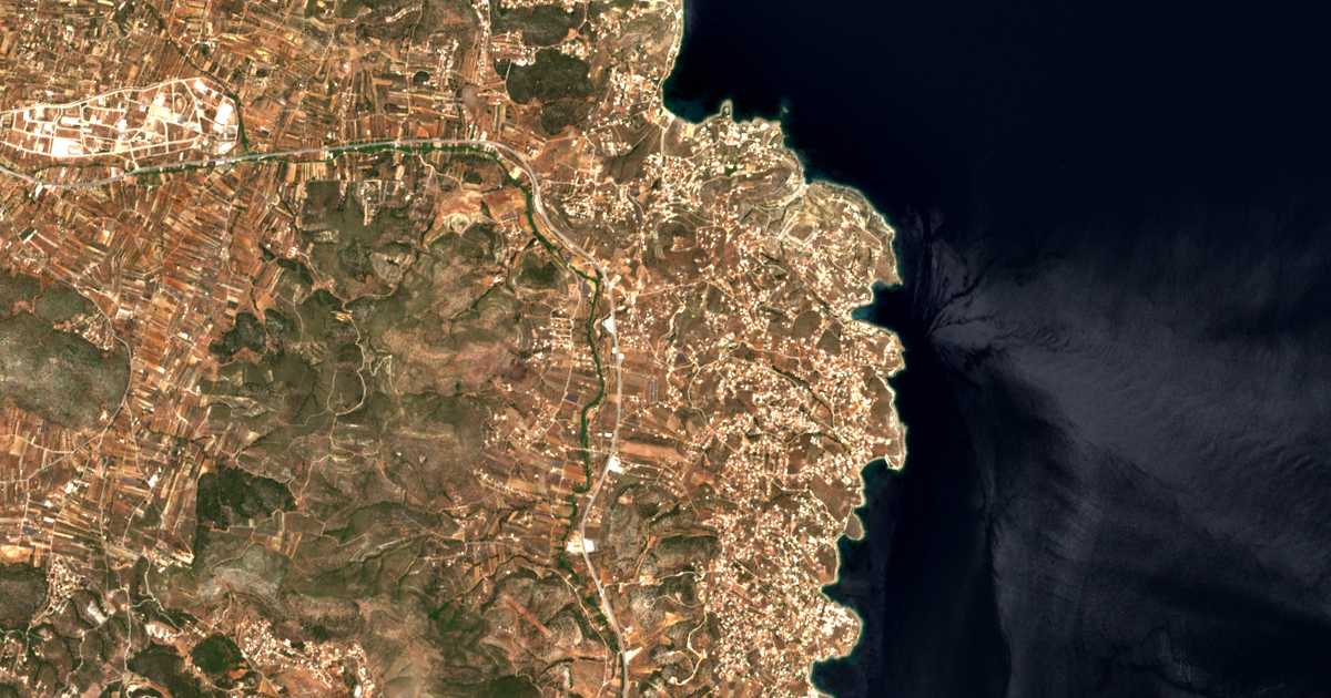 Mapa por satélite de Spiliazéza