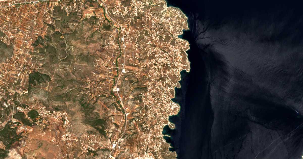 Mapa por satélite de Trechantiéra