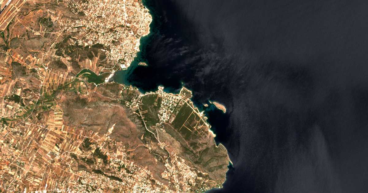 Mapa por satélite de Chamoliá