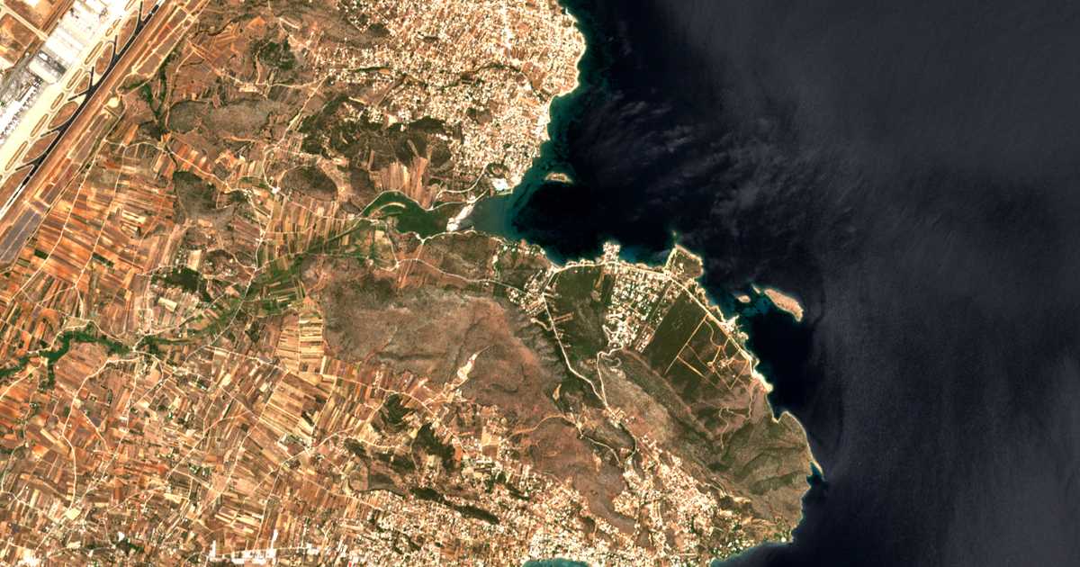 Mapa por satélite de Vravróna