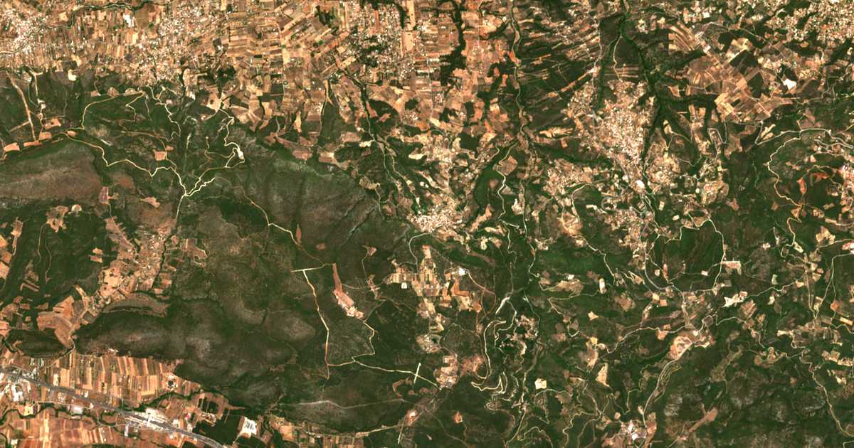 Mapa por satélite de Milésion