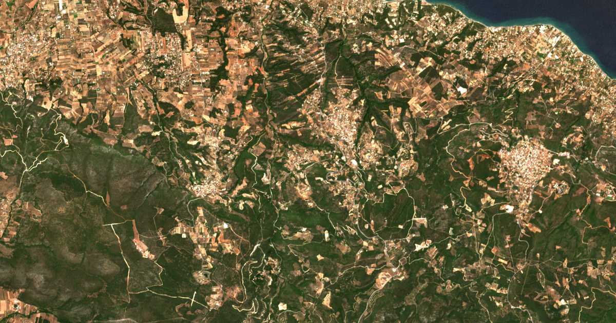 Mapa por satélite de Néon Livýssion