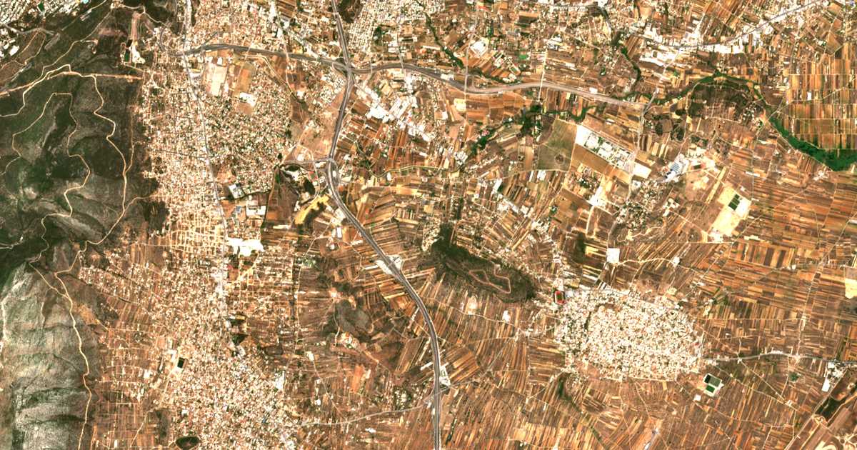 Mapa por satélite de Argithéa